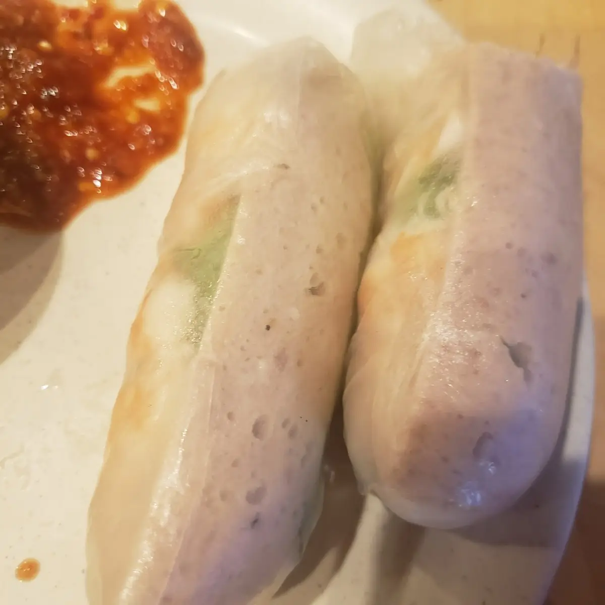 V2. Vermicelli with Shredded Pork Skin and Egg Rolls / Bún Bì Chả Giò