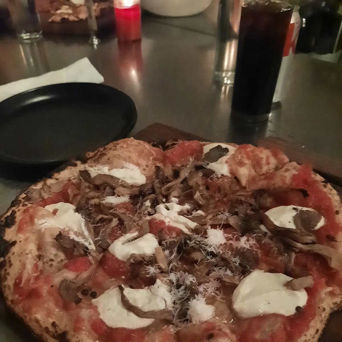 Roasted Mushroom Pizza