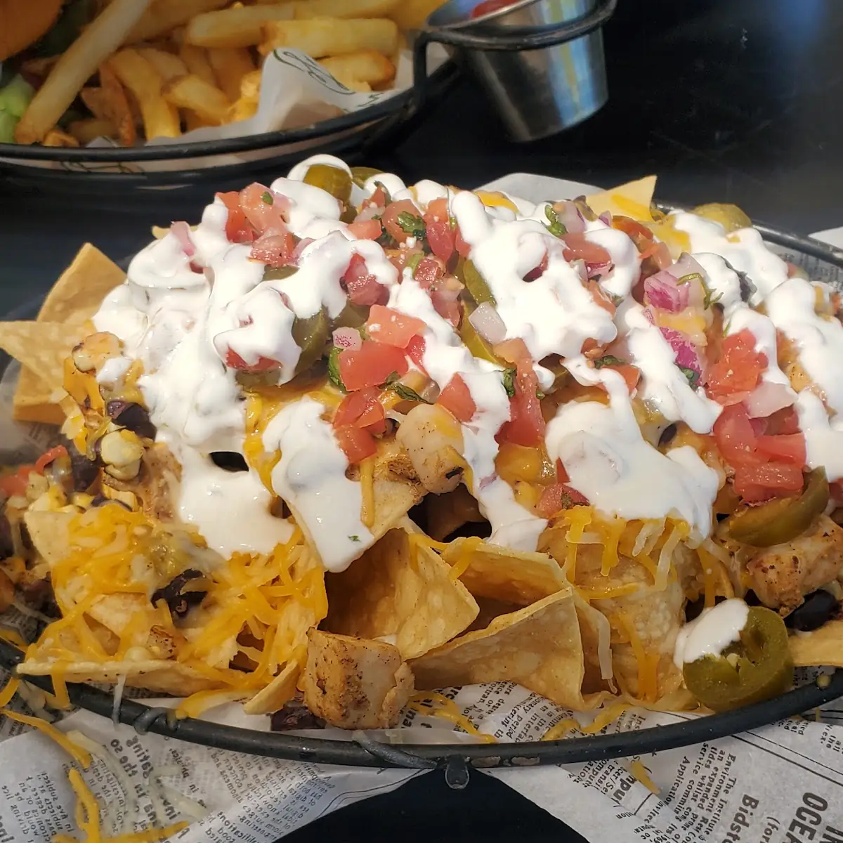 Rojo Chicken Nachos