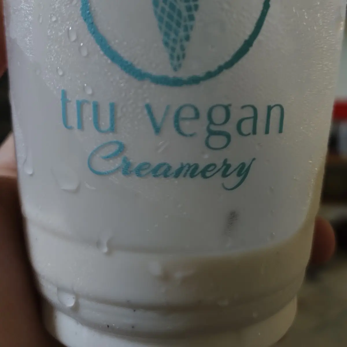 Key Lime Shake Almost Empty Order with Graham Cracker Crumbs
