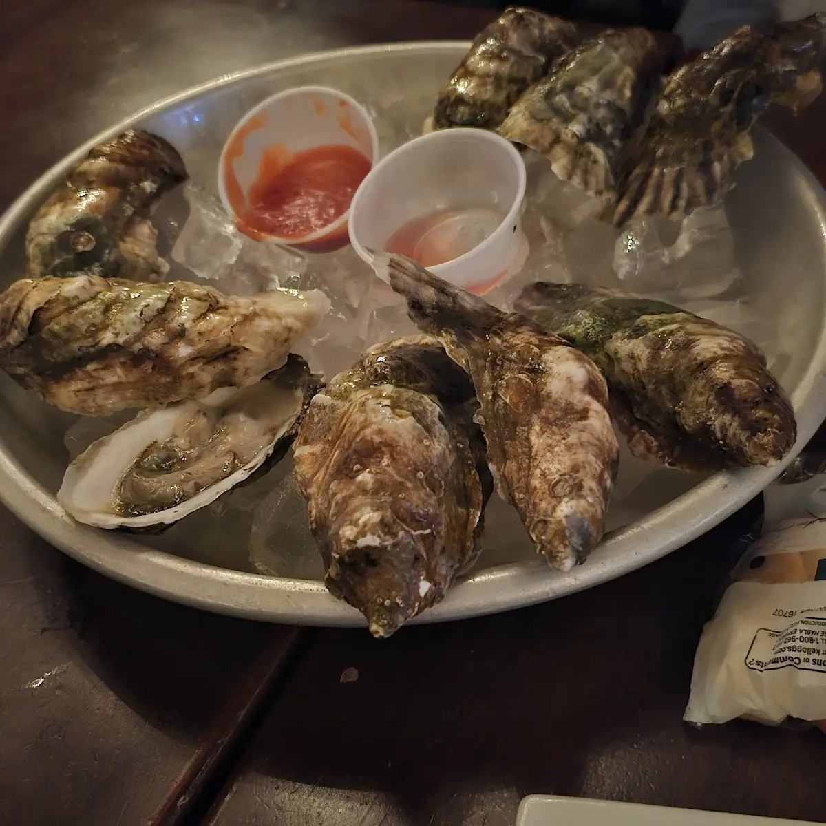 1 Oysters on the Half Shell