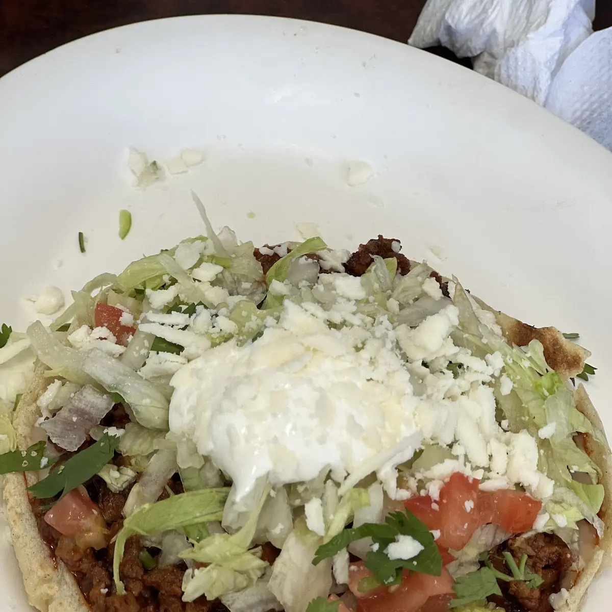 Tostada Beef