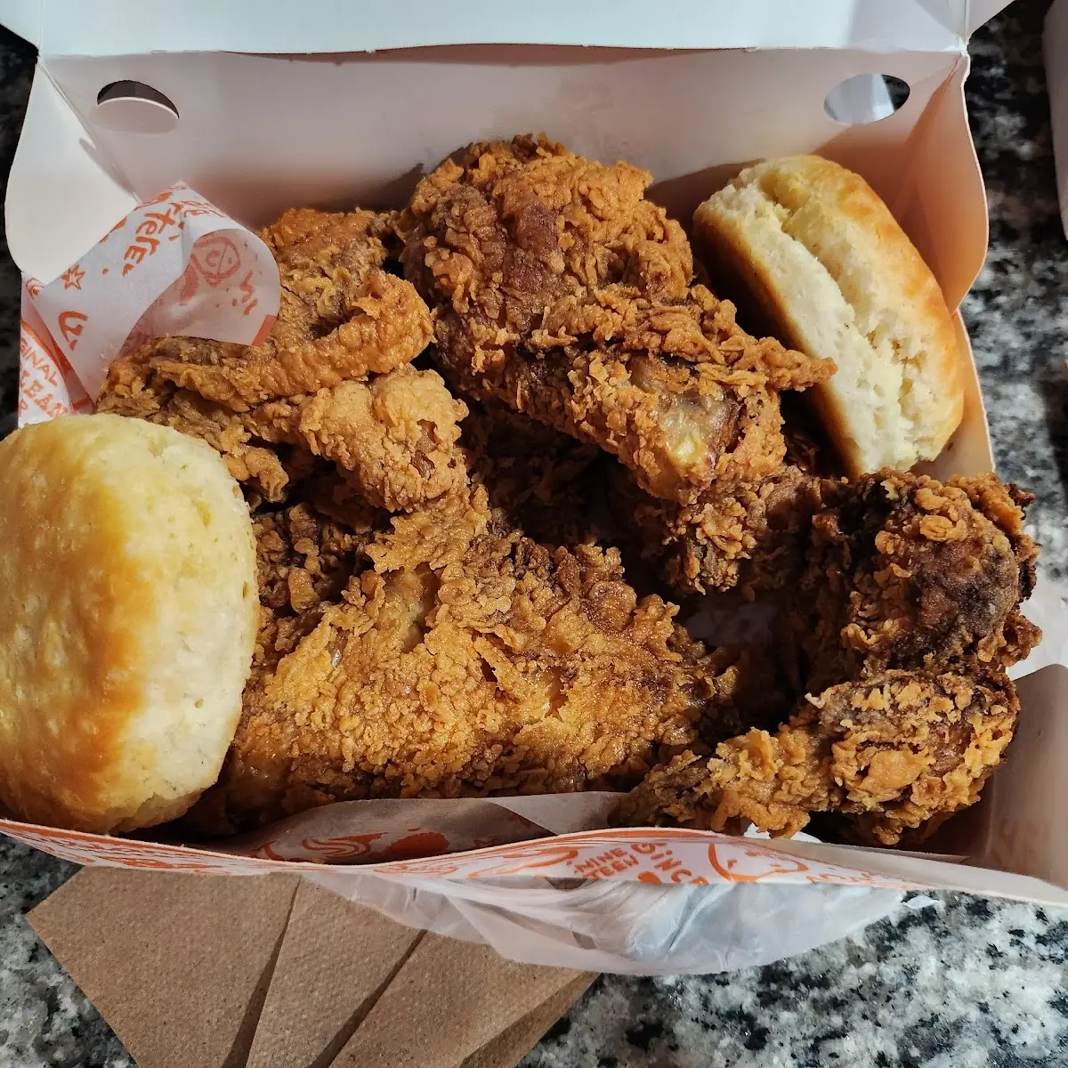 Fried Chicken and Biscuit