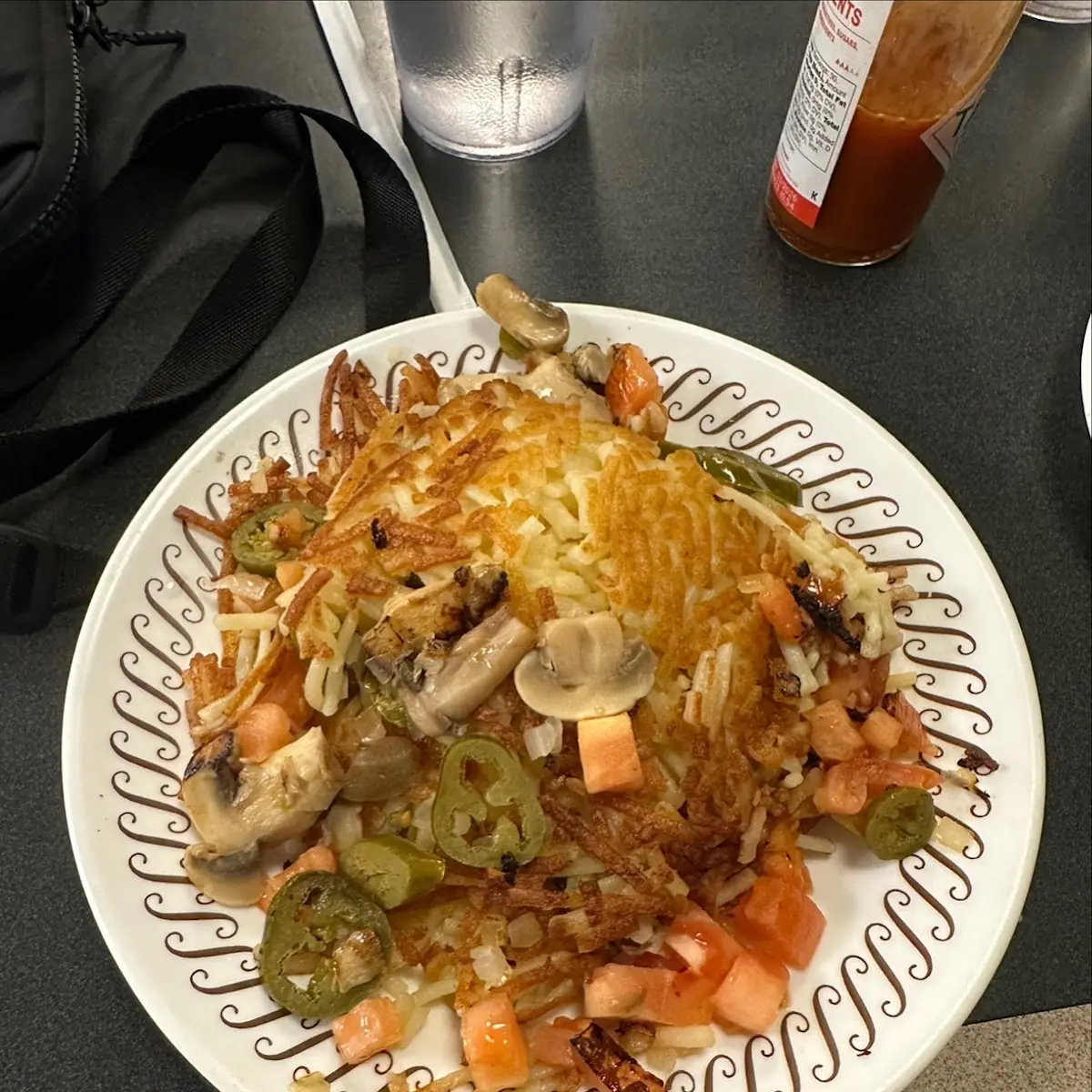 Hash Browns with Mushrooms