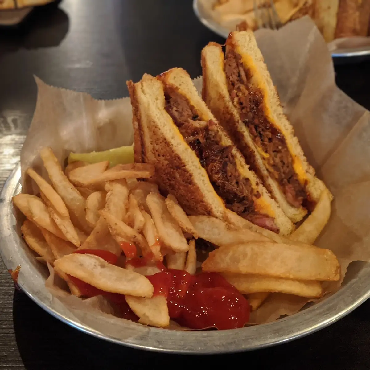 Pulled Pork Grilled Cheese