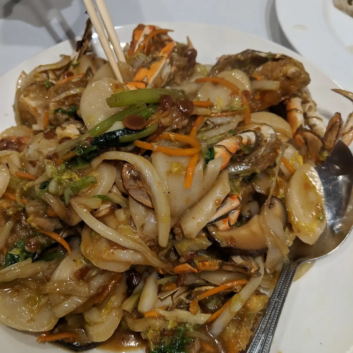 45. Taiwanese Style Pan Fried Noodle W.pork