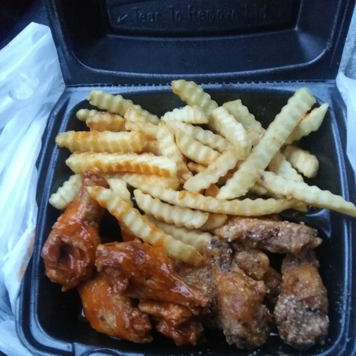 Hot & Hot Garlic Parmesan Wings