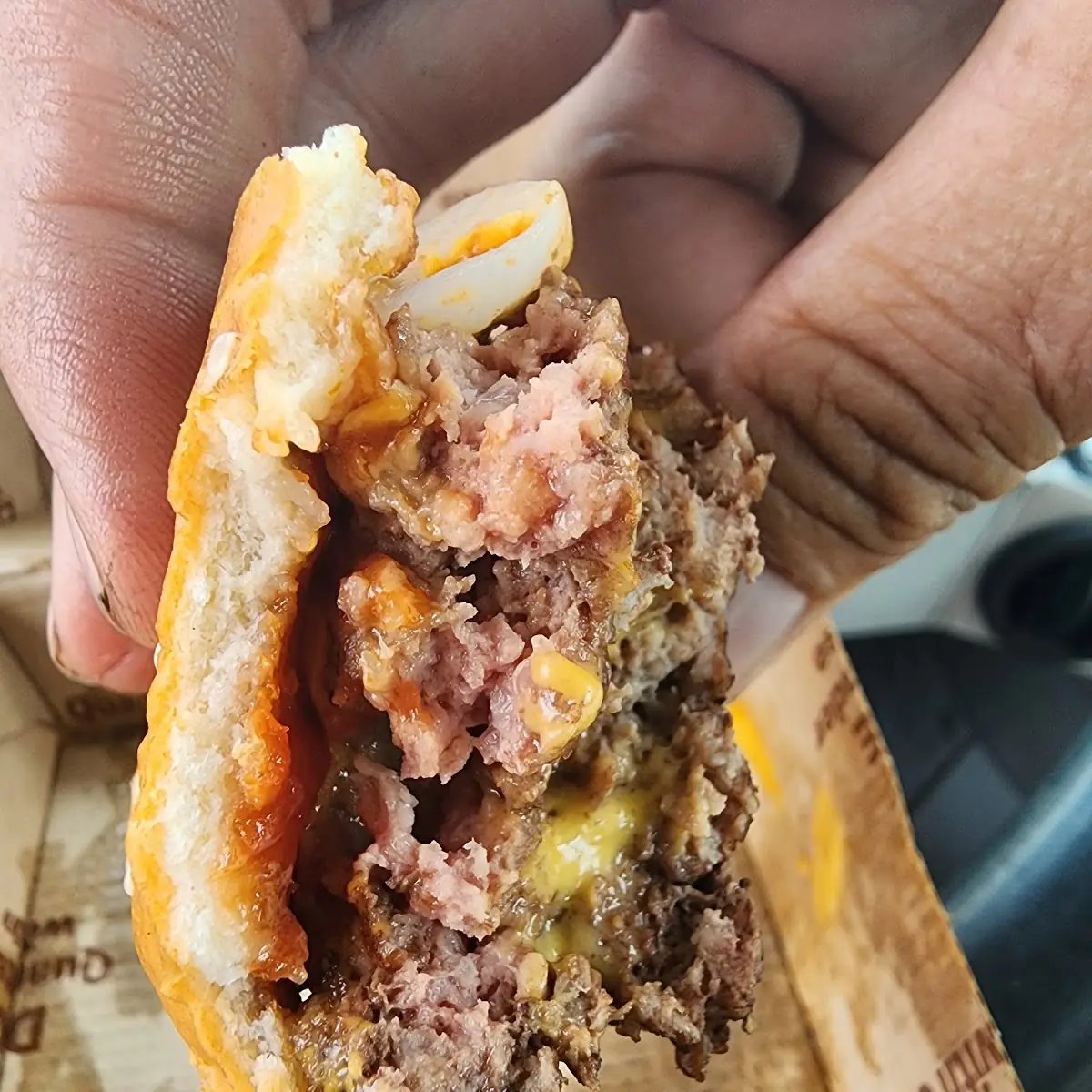 Half Raw Double Quarter Pounder