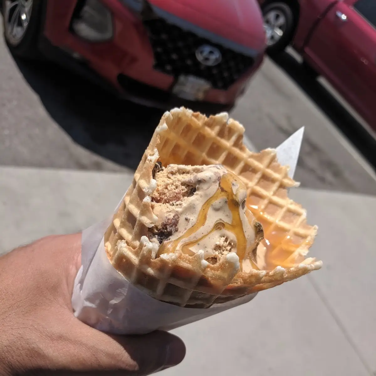 Fresh-Baked Waffle Cone
