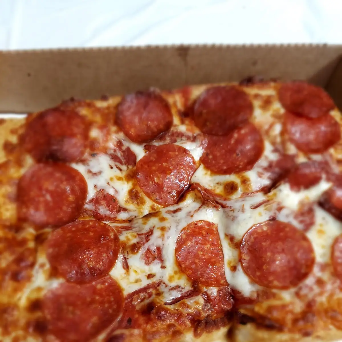 Deep Dish Pepperoni Pizza