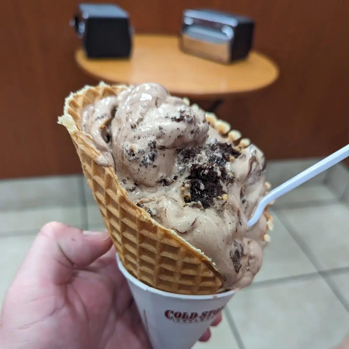 Chocolate Devotion Waffle Cone