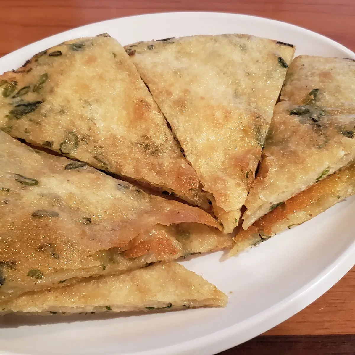 Pan-Fried Scallion Pancake
