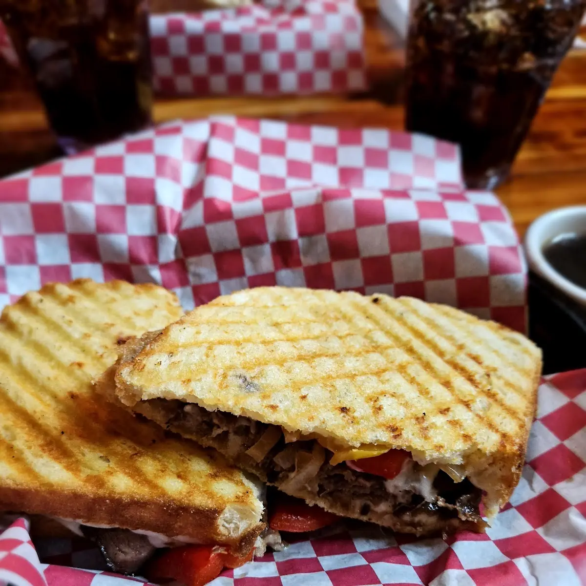 Bacon Cheeseburger Panini
