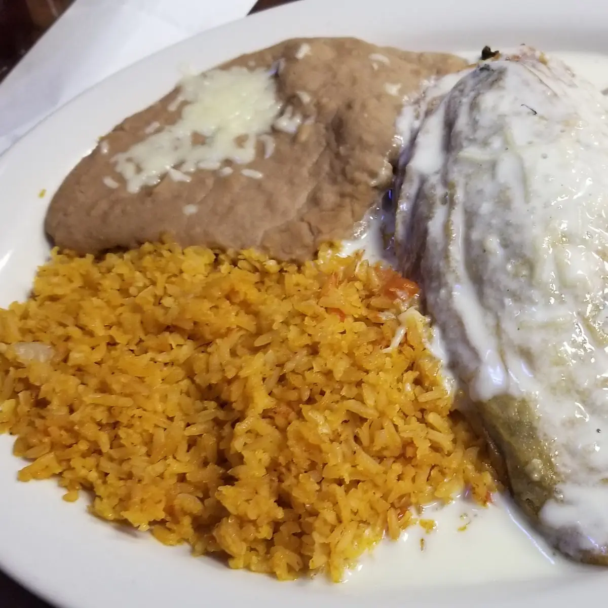 K 1 Enchilada Rice & Beans