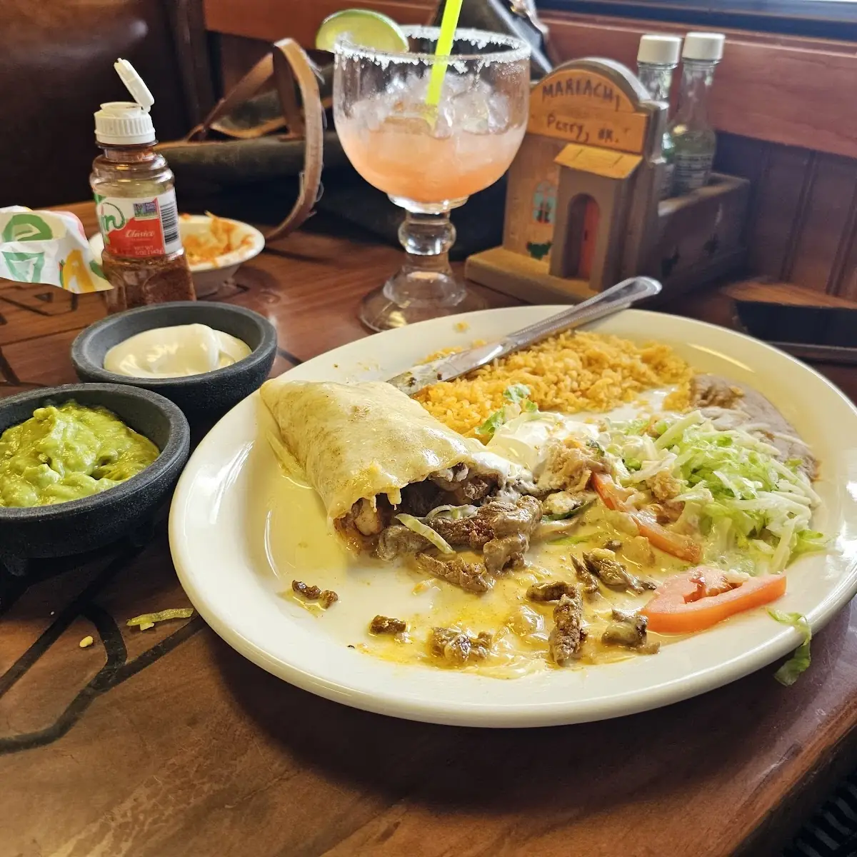 Steak and Shrimp Burrito