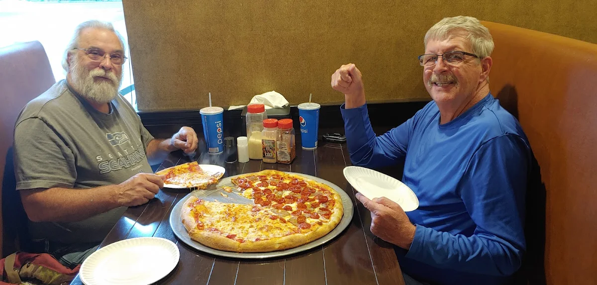 Pepperoni Pizza and Reg Cheese Pizza