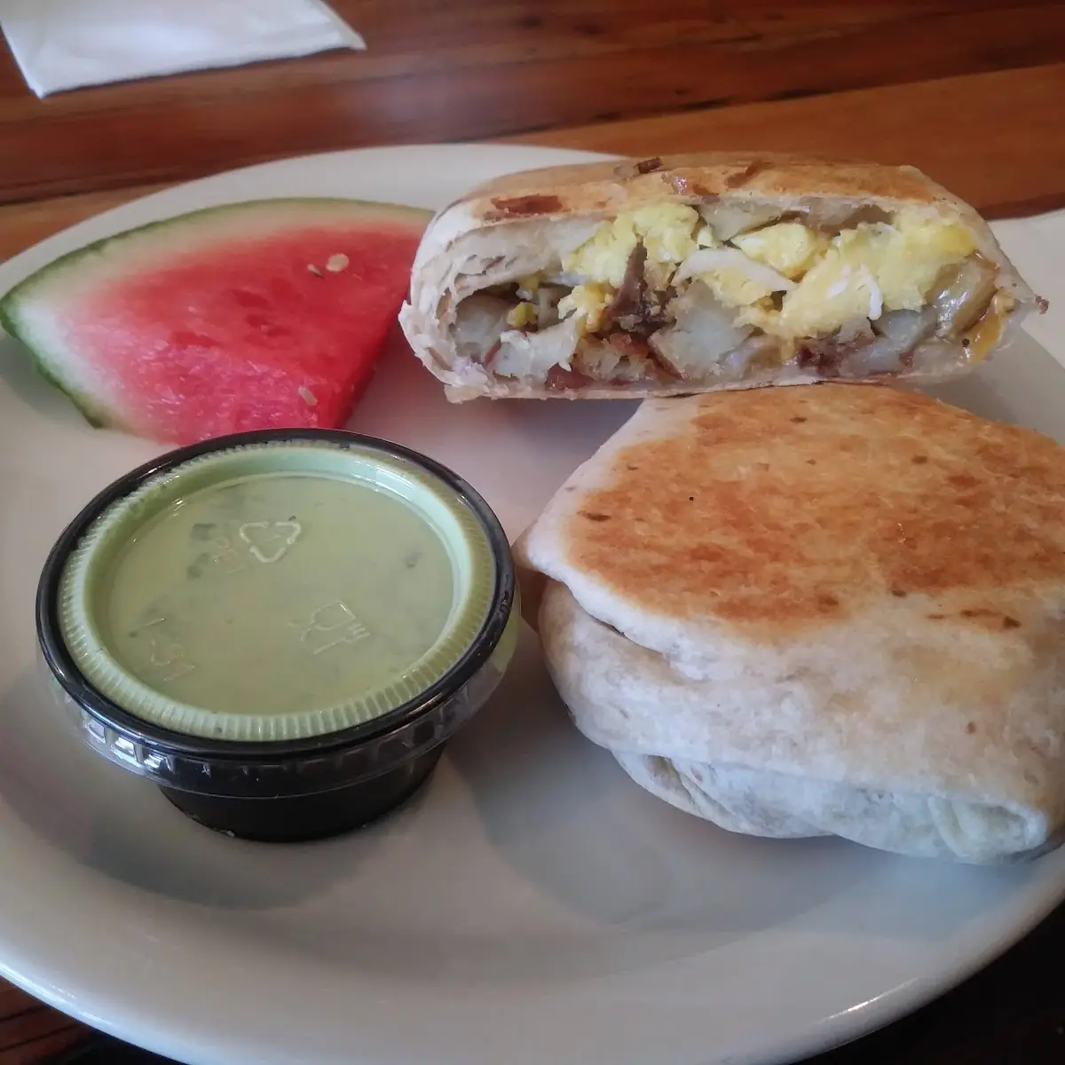 Sausage Breakfast Burrito 9 95