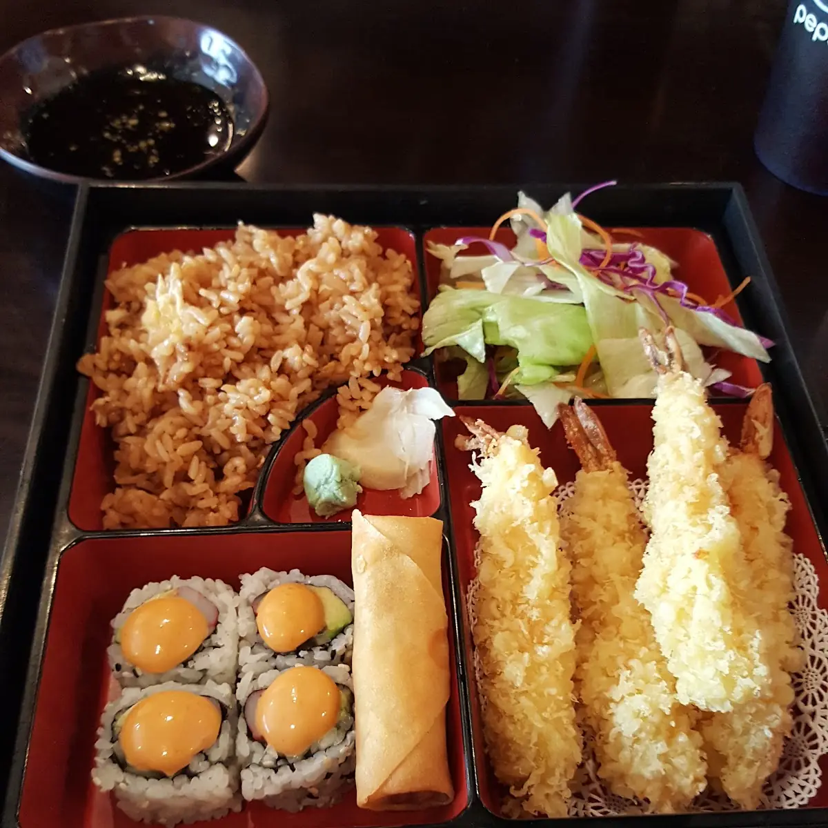 Shrimp Tempura Bento