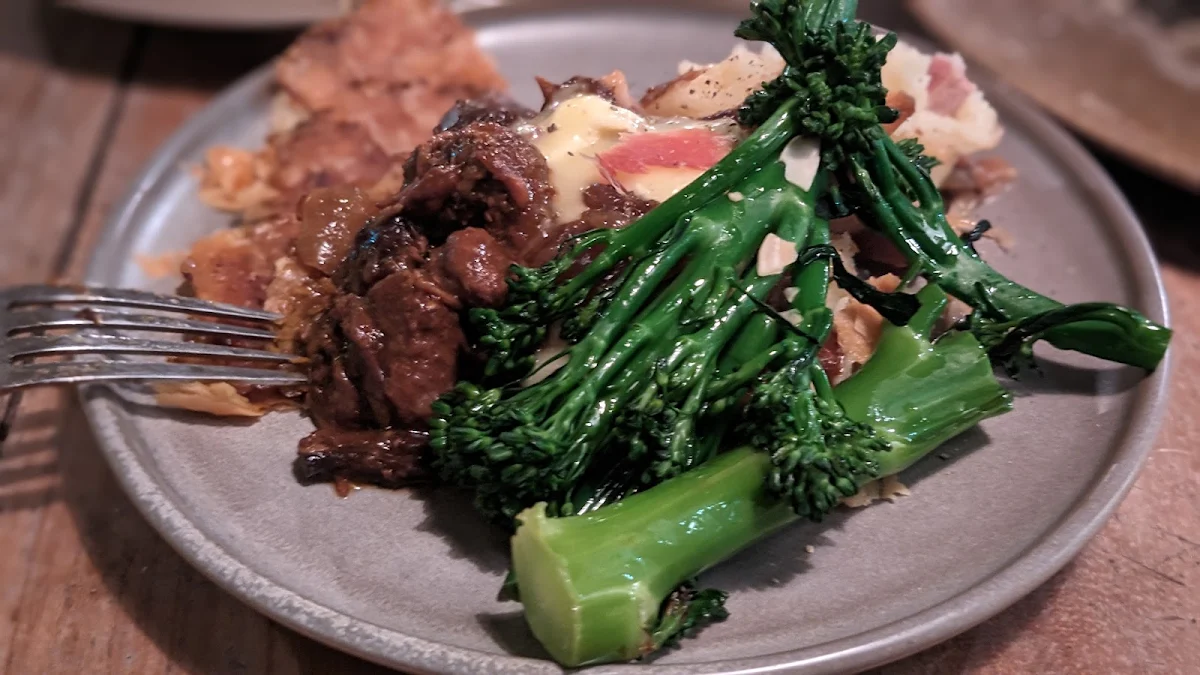 Braised Beef Cheek Pie, Briars Inn