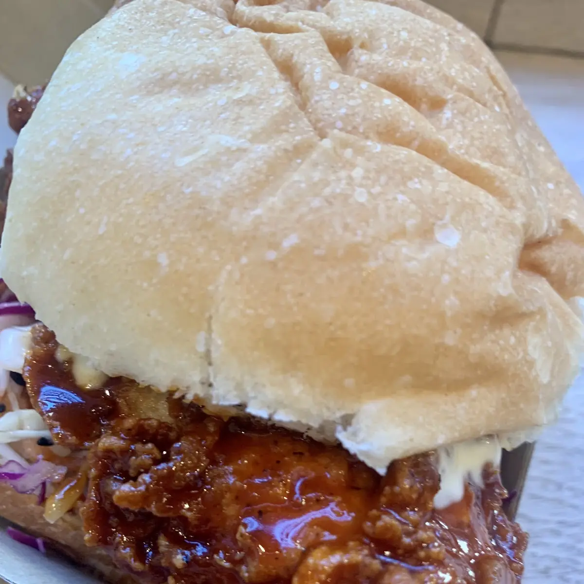 Korean Chilli Chicken Sandwich