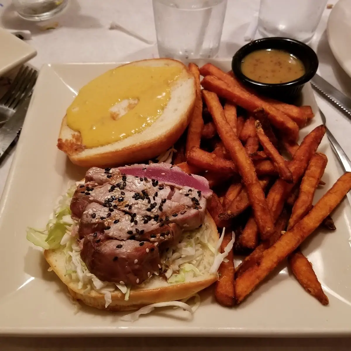Ahi Steak Sandwich