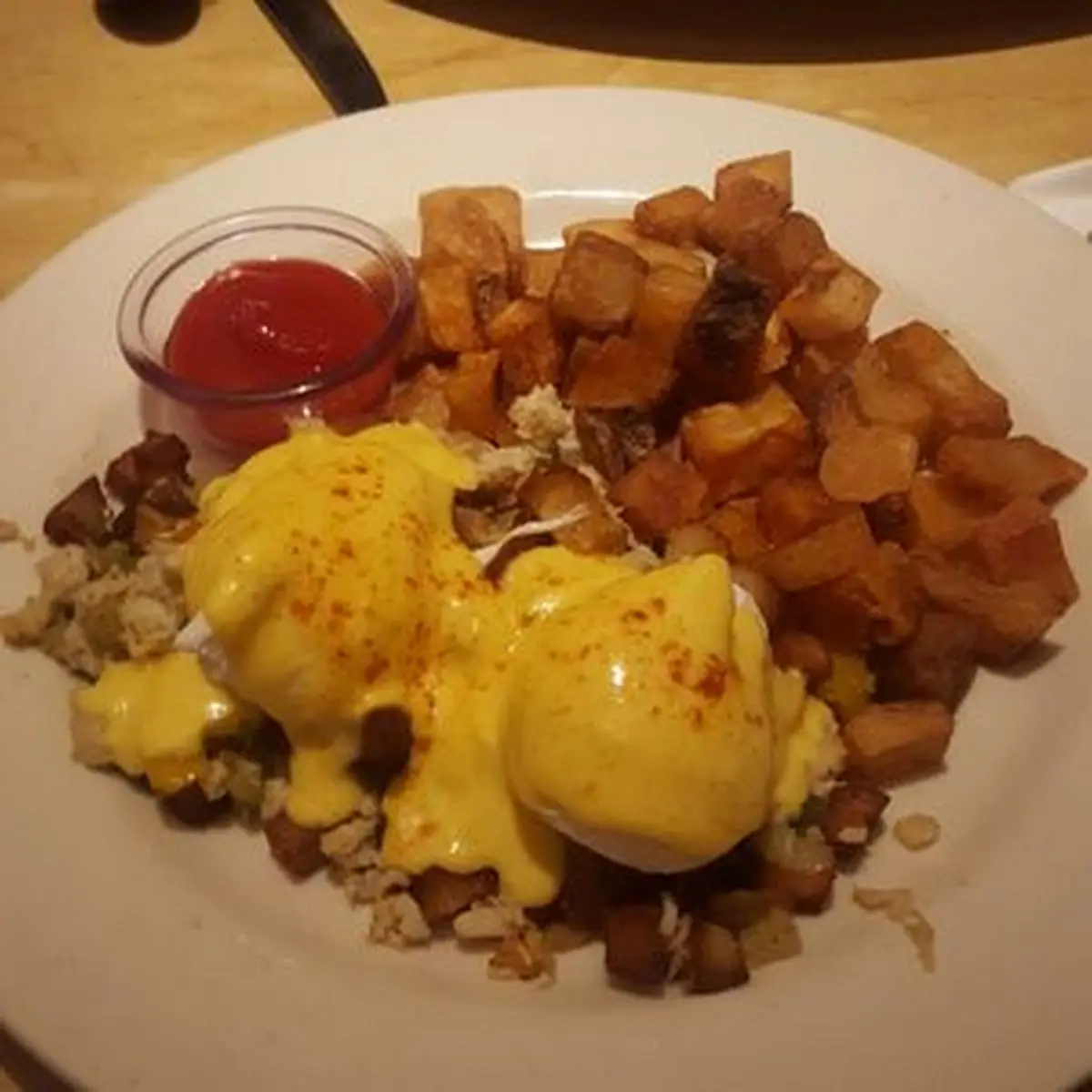 Fried Chicken & Waffles Benedict