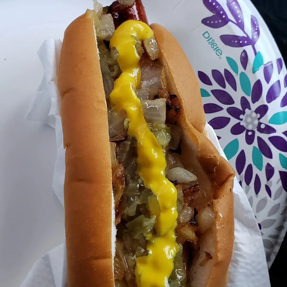 Hot Dog with Everything