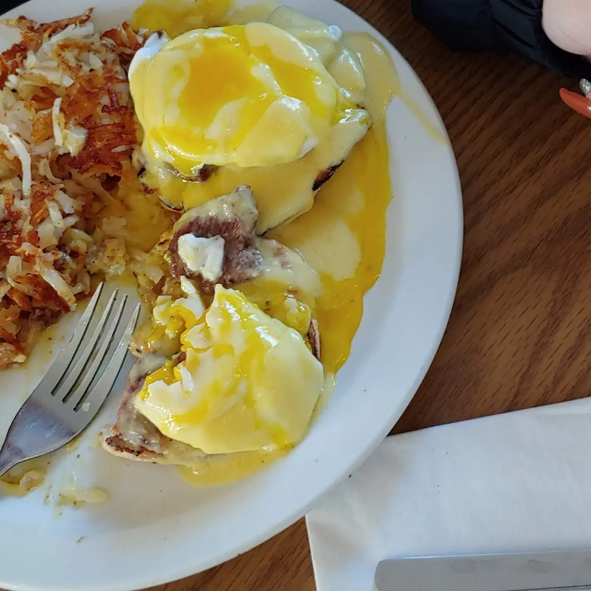 Steak Tip Eggs Benny