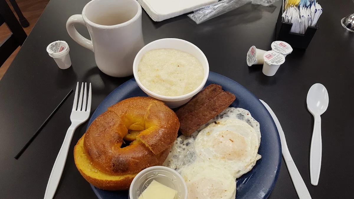 Egg Bagel with Eggs