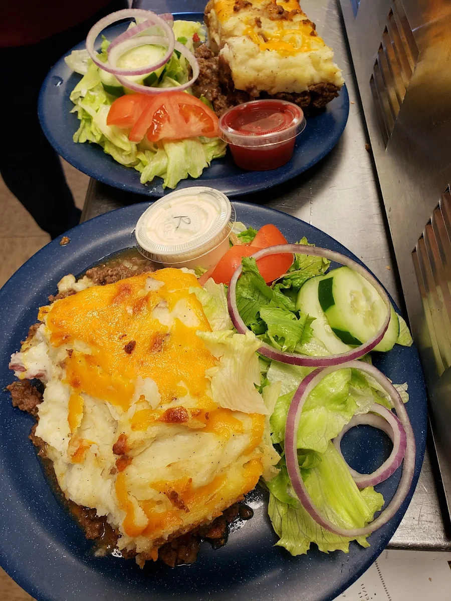 Shepard's Pie and Garden Salad