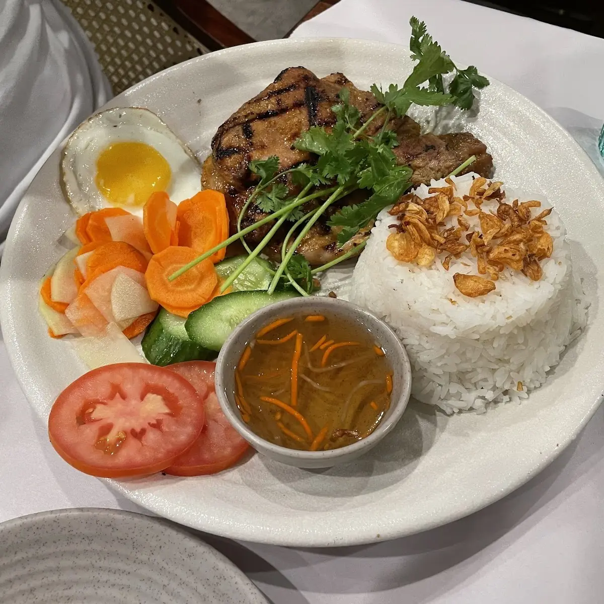 Grilled Pork Chop Jasmine Rice