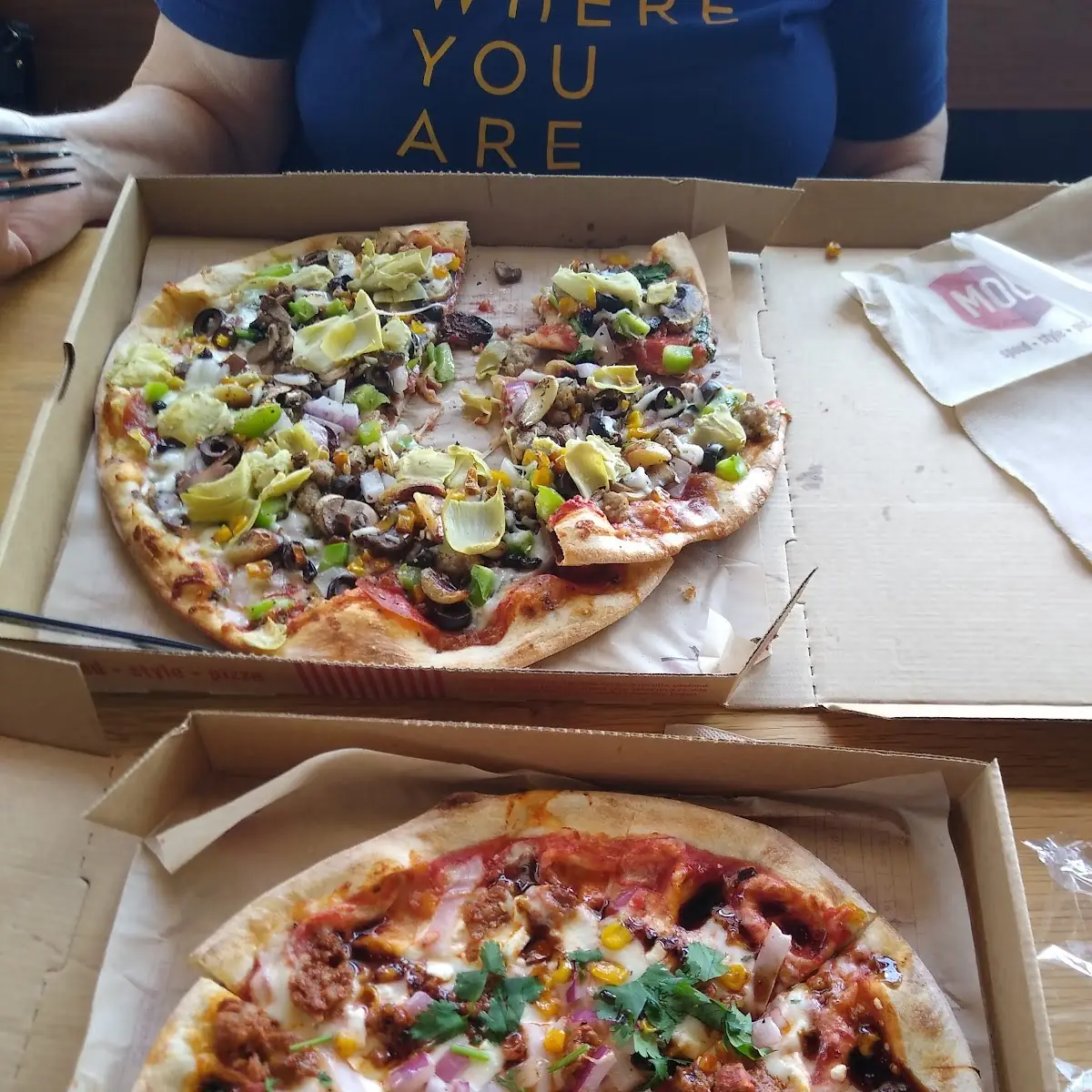 Diego Pizza and Everything Veggie Plus Italian Sausage