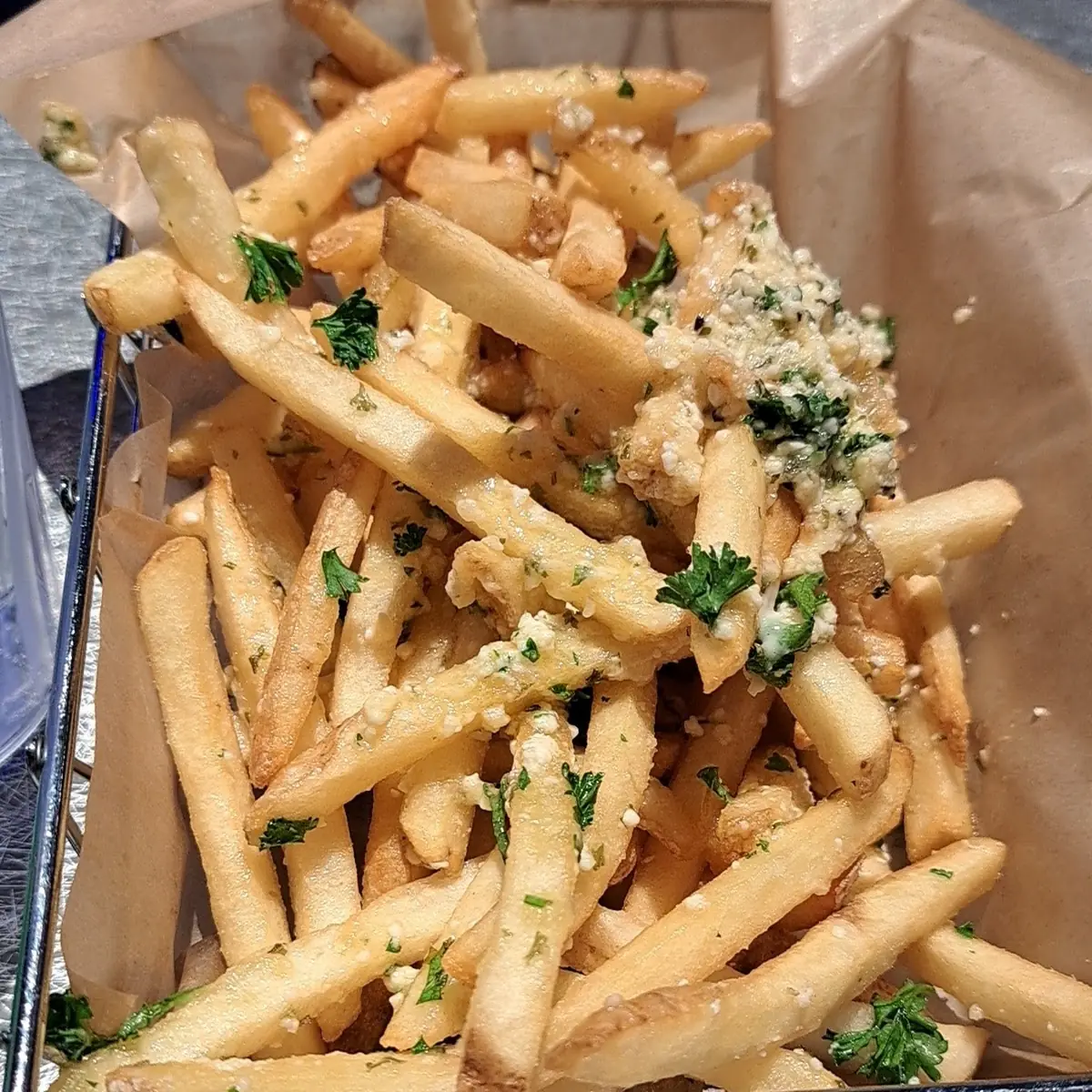 French Fries Garlic Parmesan