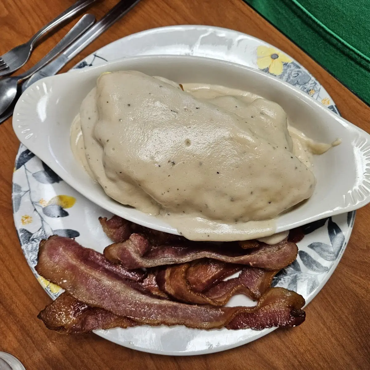 Biscuits Eggs and Gravy
