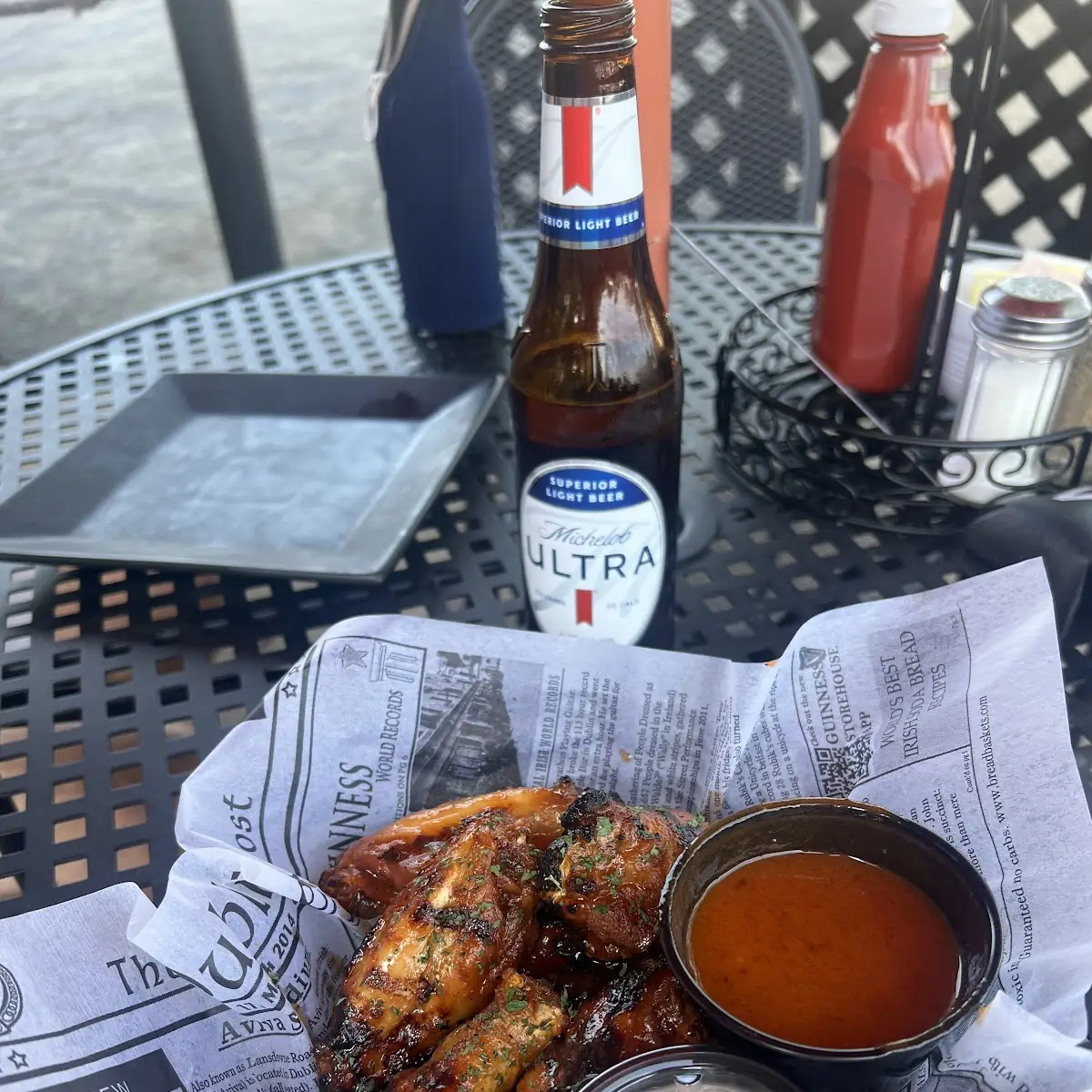 Charred Chicken Wings with Vern’S Sauce