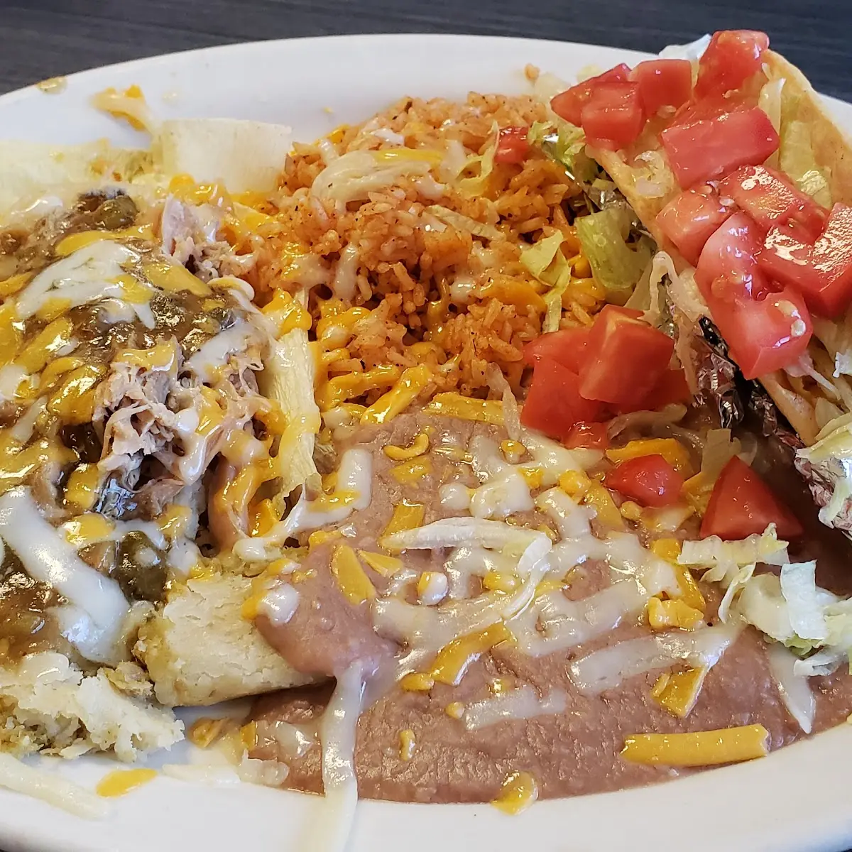 Hard Shell Taco Y Tamale