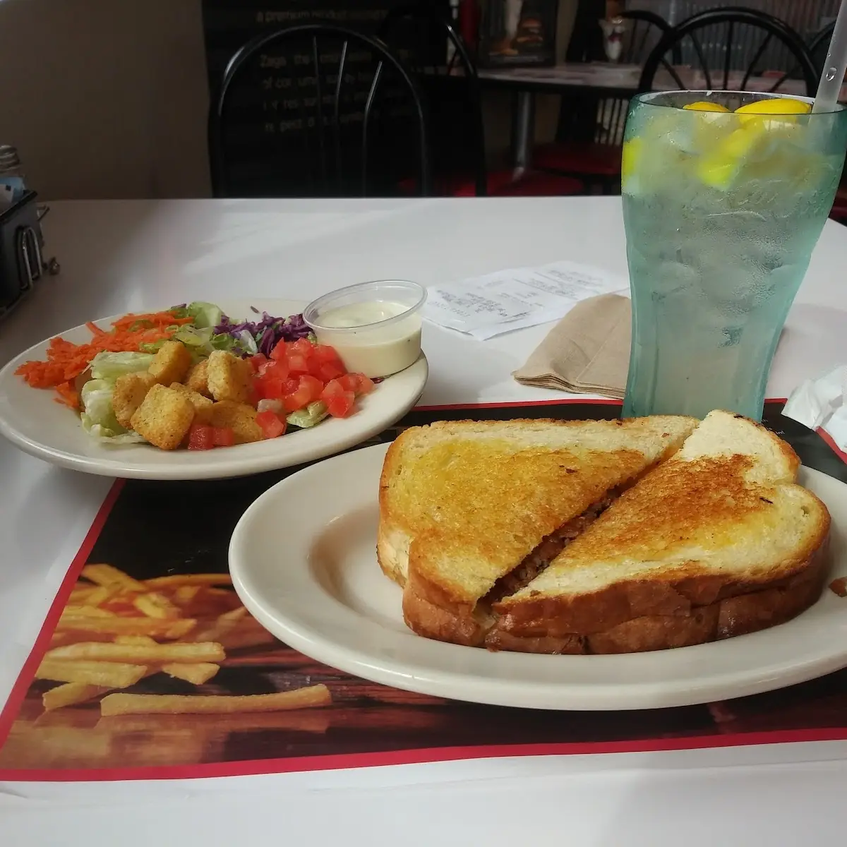 Triple Combination & Side Salad