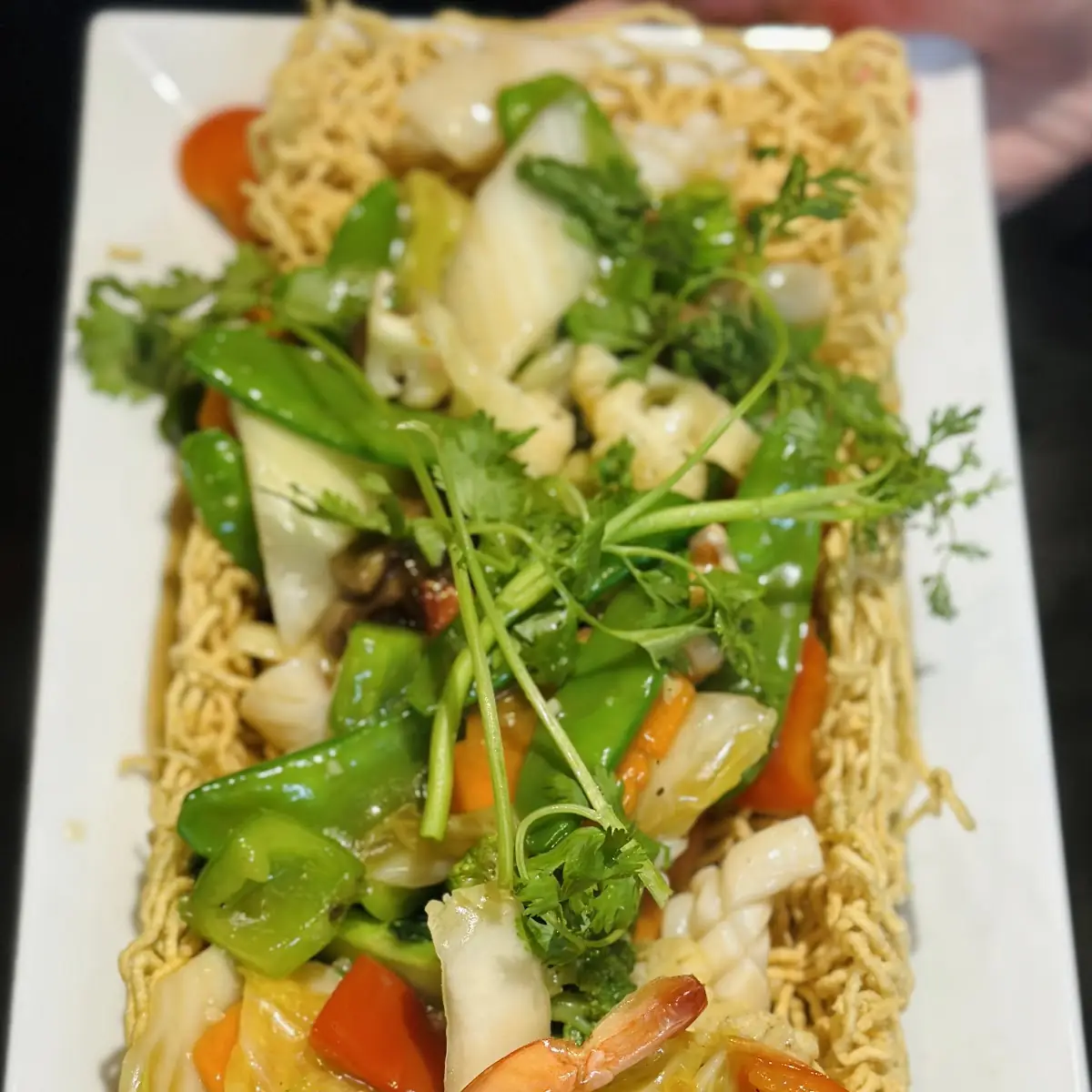 MI Xao Gion - Crispy Egg Noodles
