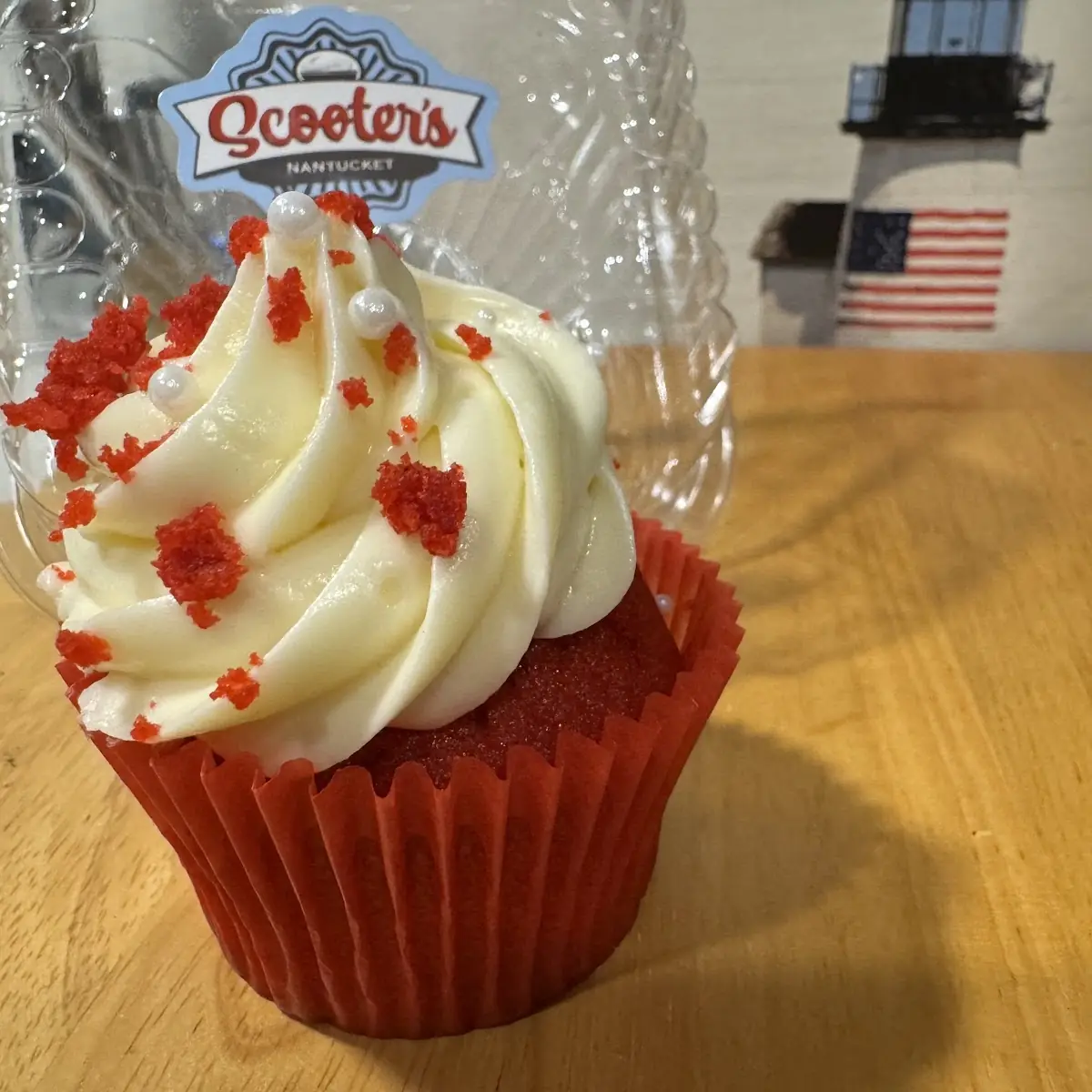 Homemade Red Velvet Cupcake