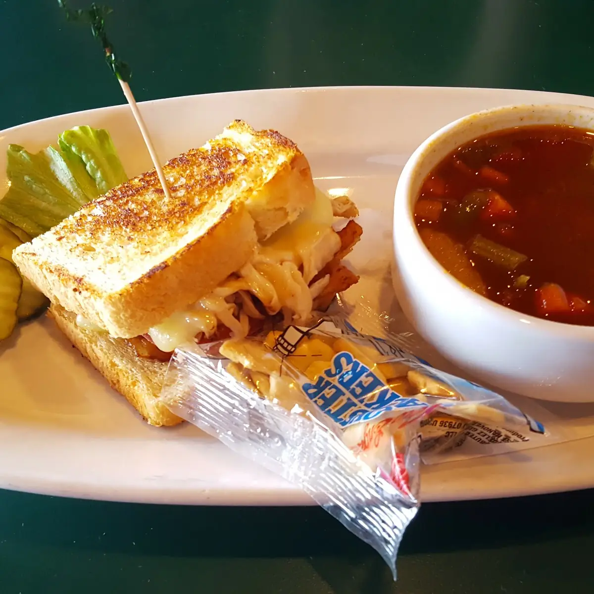 Half Turkey and Vegetable Soup