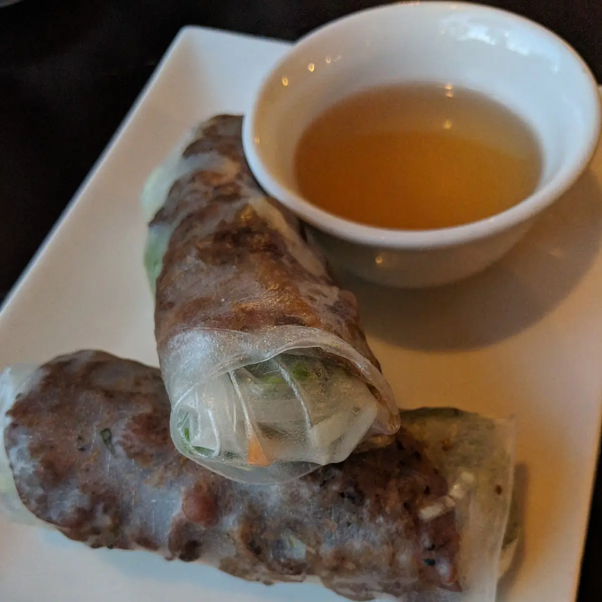 Charbroiled Pork Spring Rolls