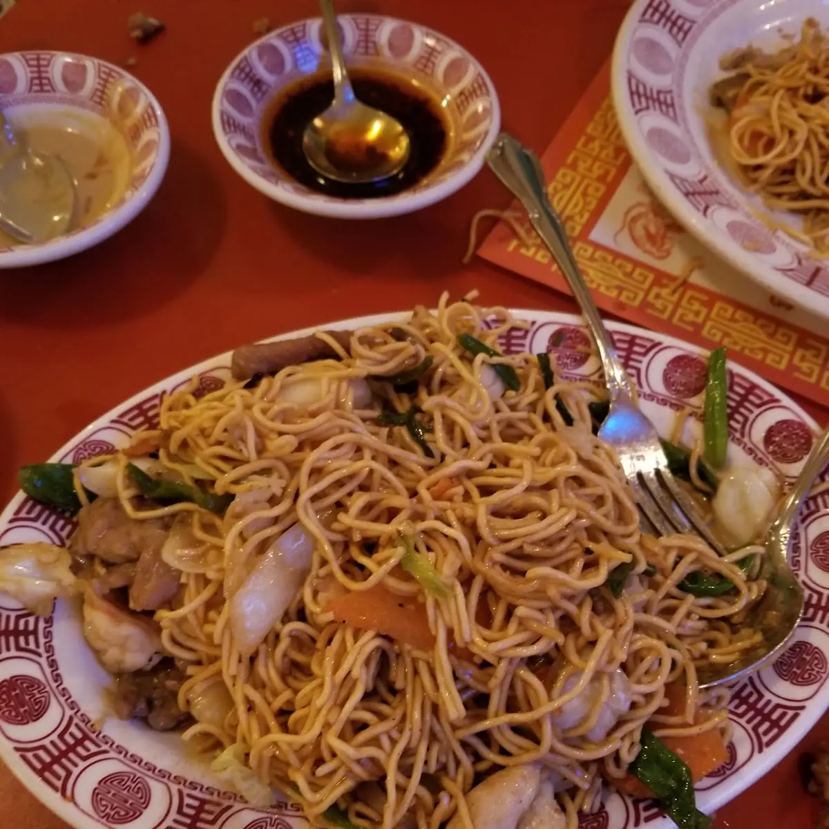 Chicken Chow Mein Egg Roll Ride
