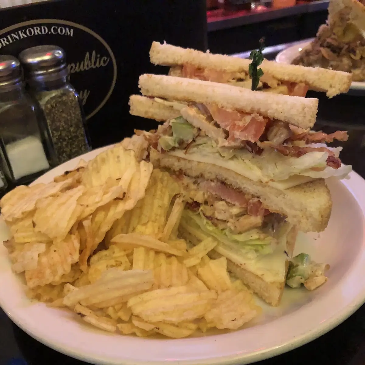 Grilled Chicken Salad Club