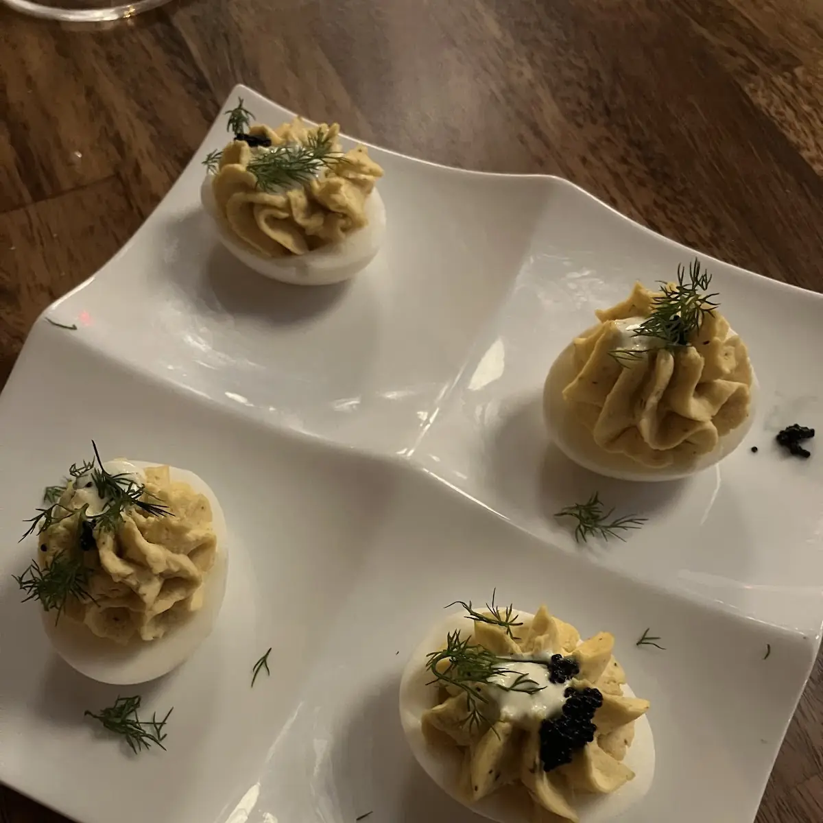 Smoked Salmon Deviled Eggs