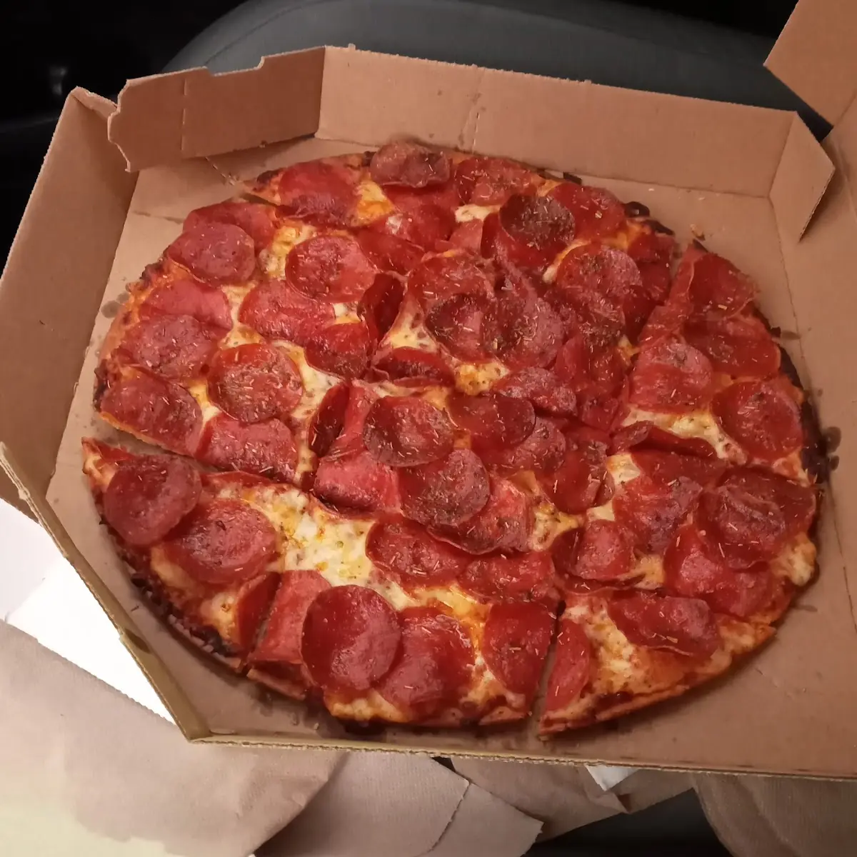 Double Pepperoni Pizza Medium Thin Crust