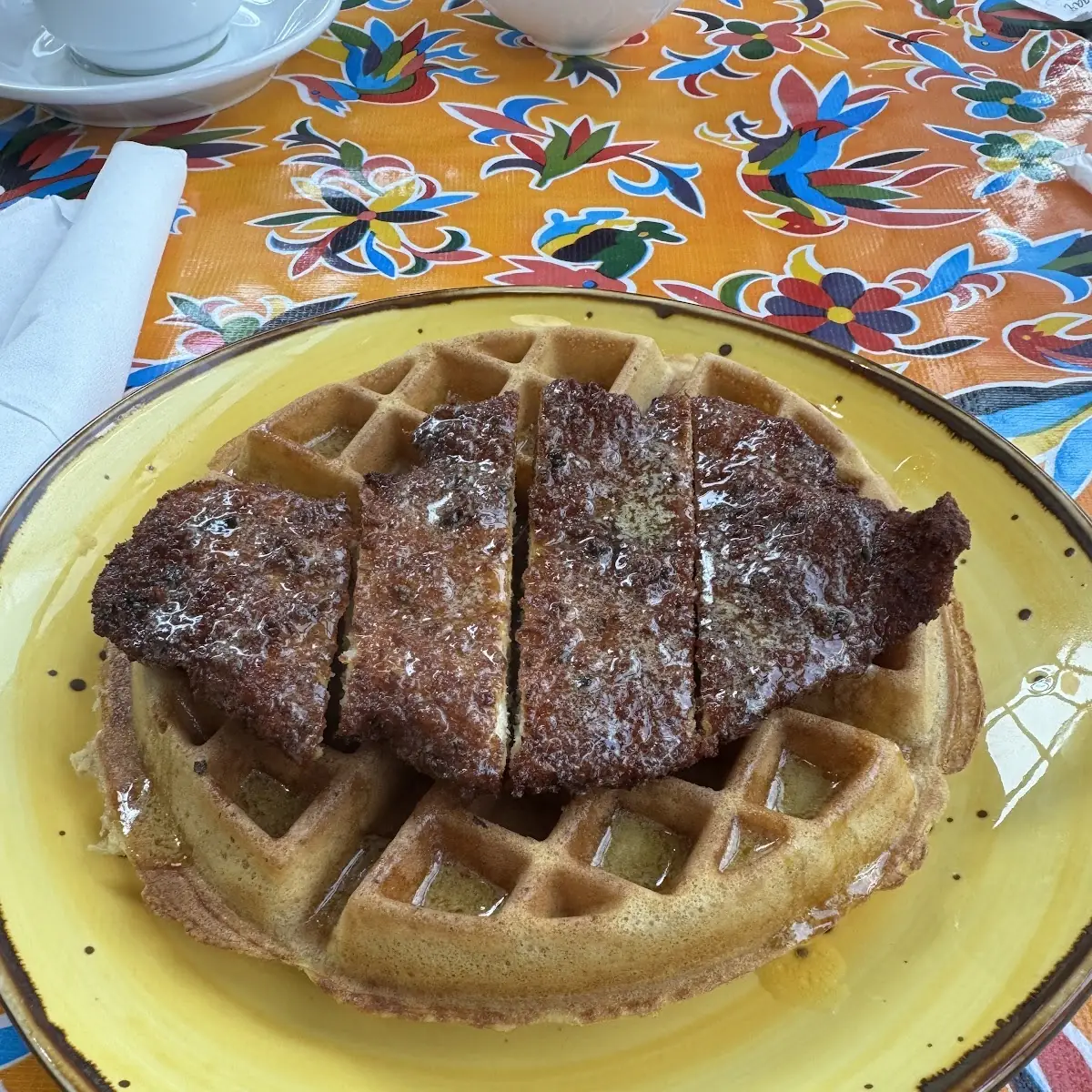 Honey Chicken and Waffles
