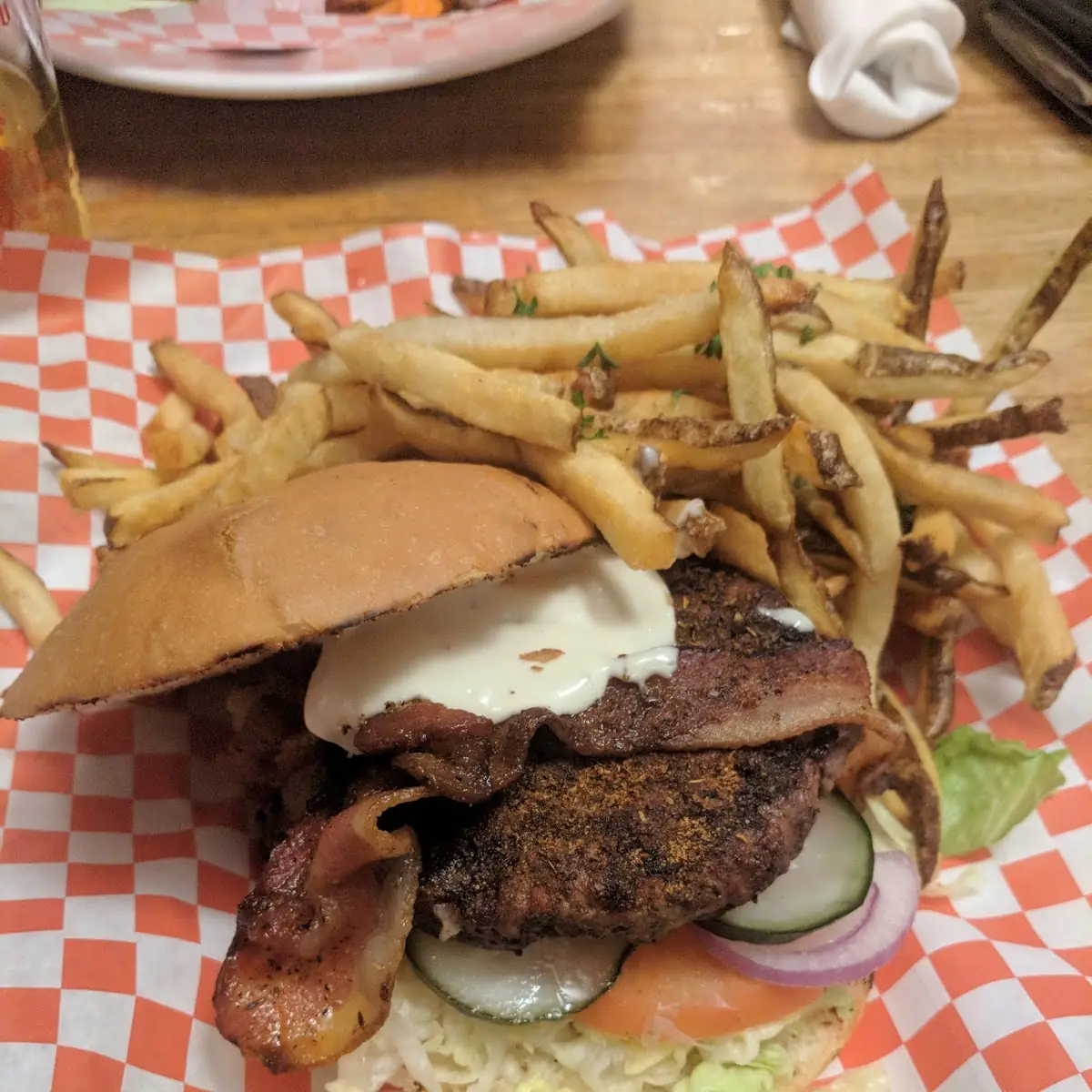 Mushroom and Swiss Burger