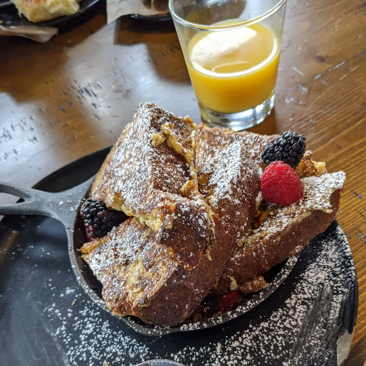 Cast Iron French Toast Berry Compote