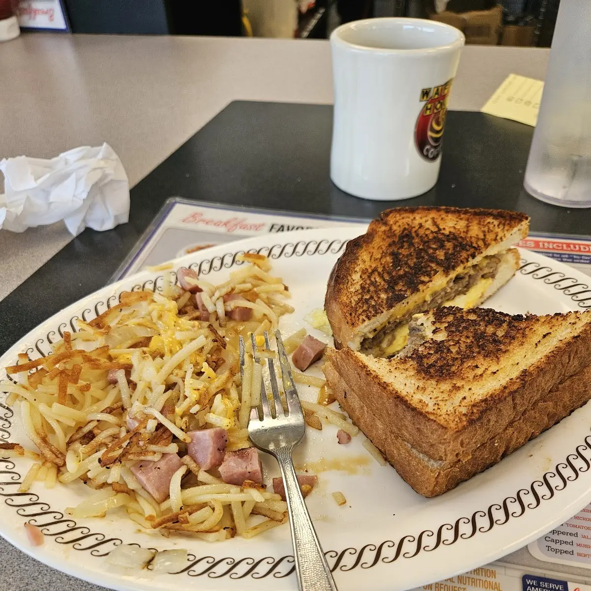 Hash Browns & Toast