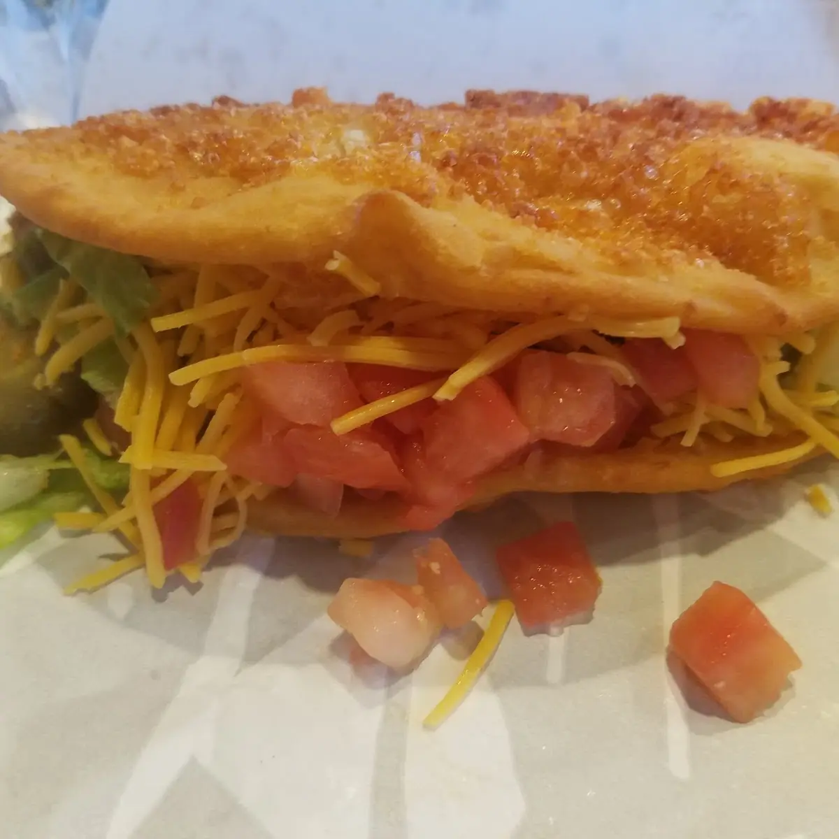 Cheddar Cheese Chalupas